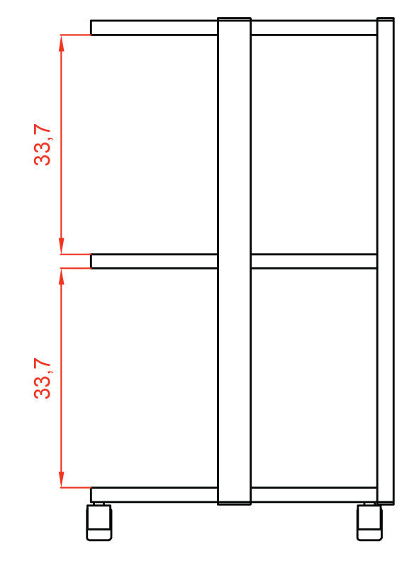 Voziček za odlaganje Fox-1040  Facile  