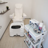 Voziček Facile+ v kozmetičnem salonu