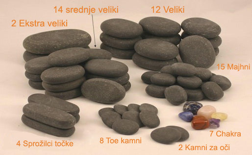Vroči kamni HOT Stone | Set 45
