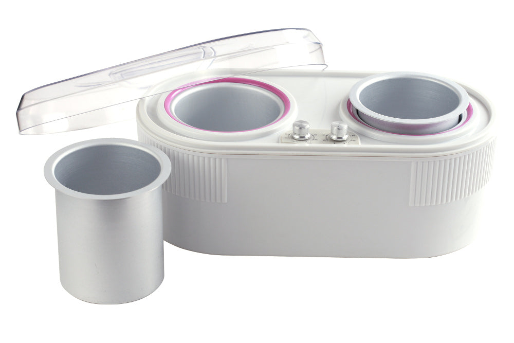 Dvojni grelec voska v granulah