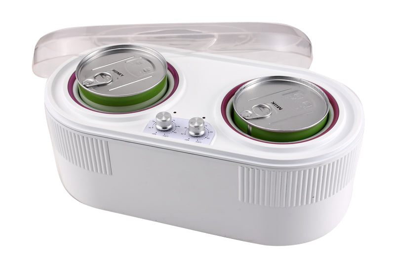 Dvojni grelec voska v granulah